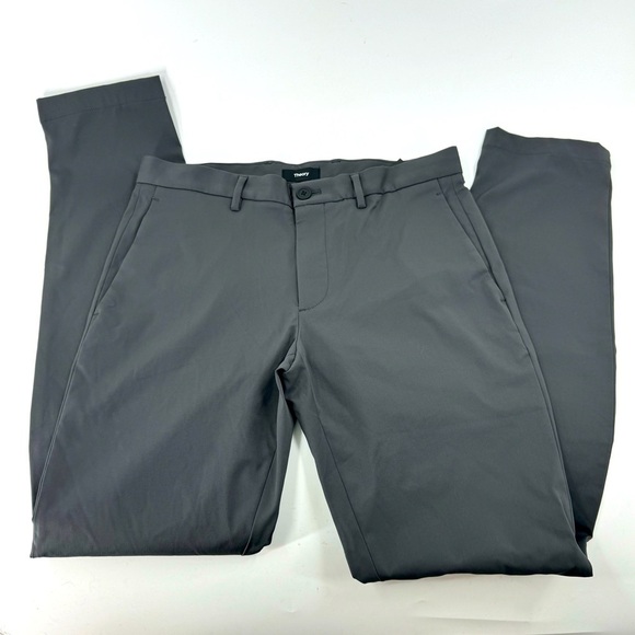 Theory Zaine Straight Leg Trousers/ Pants - Picture 5 of 13